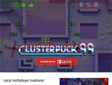 Tablet Screenshot of clusterpuck99.com